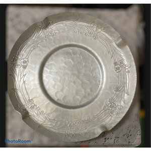 Intaglio Design Forged Aluminum Plate‎ Bowl EMPC Floral  11"